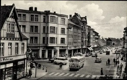 Ak Neumünster in Holstein, Kuhberg, Autobus