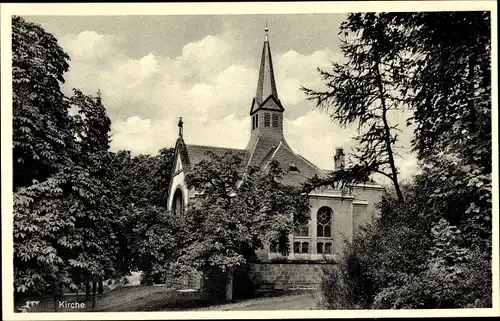 Ak Weilmünster im Taunus Hessen, Kirche