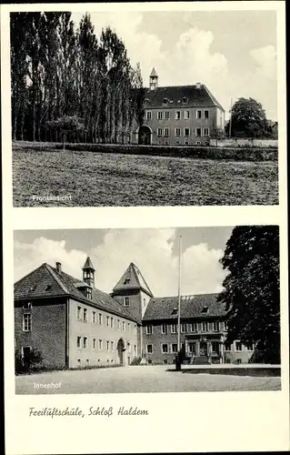Ak Dielingen Stemwede in Westfalen, Freiluftschule, Schloss Haldem