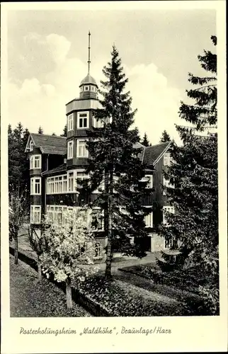 Ak Braunlage im Oberharz, Posterholungsheim Waldhöhe