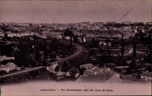 Ak Angoulême Charente, Vue Panoramique