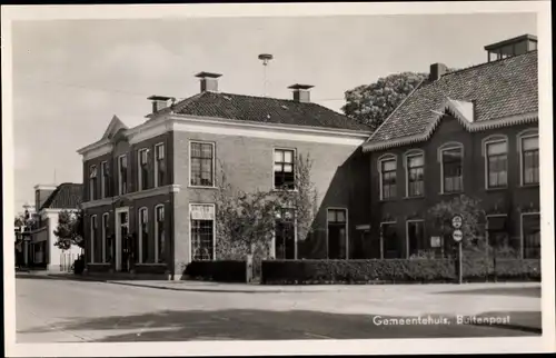 Ak Buitenpost Achtkarspelen Friesland Niederlande, Gemeentehuis