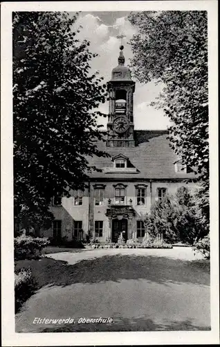 Ak Elsterwerda im Kreis Elbe Elster, Oberschule