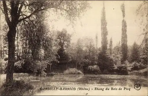 Ak Dardilly Barriod Rhône, Etang du Bois de Picq