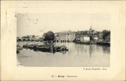 Ak Gray Haute Saône, Panorama