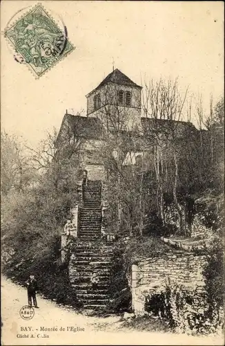 Ak Bay Haute Saône, Montee de l'Eglise