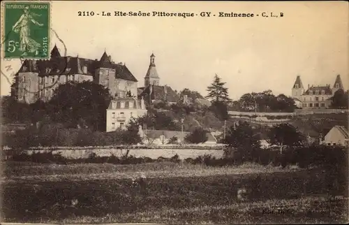 Ak Gy Haute Saône, Eminence, Blick auf den Ort