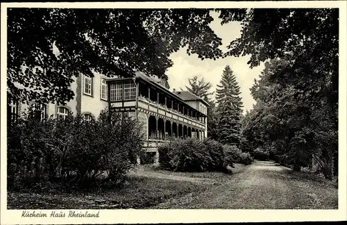 Ak Weilmünster in Mittelhessen, Kurheim Haus Rheinland, Kindersanatorium