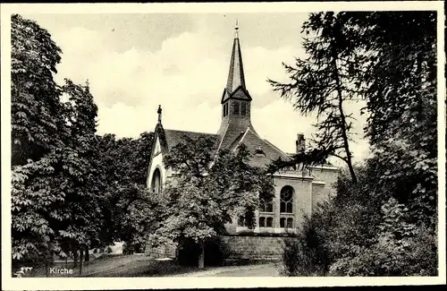 Ak Weilmünster im Taunus Hessen, Kirche