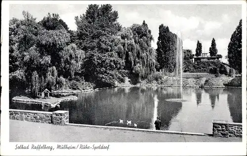 Ak Speldorf Mülheim an der Ruhr, Solbad Raffelberg