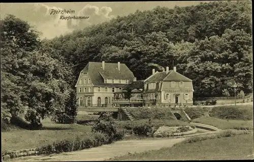 Ak Pforzheim im Schwarzwald, Kupferhammer