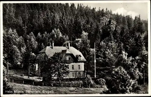 Ak Bärenfels Altenberg im Erzgebirge, Haus Misnia