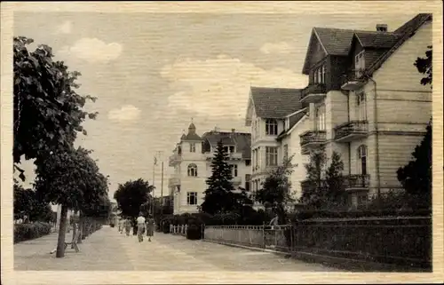 Ak Ostseebad Bansin Heringsdorf auf Usedom, Strandpromenade