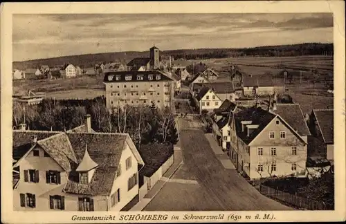 Ak Schömberg Creis Calw, Gesamtansicht