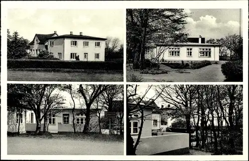 Ak Nebel auf der Insel Amrum Nordfriesland, Schul Landheim Honigparadies