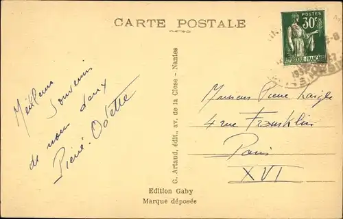 Ak Auray Morbihan, Chapelle de Saint Avoye