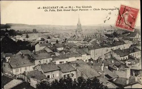 Ak Baccarat Meurthe et Moselle, Vue Generale