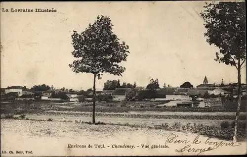 Ak Chaudeney Meurthe et Moselle, Vue generale