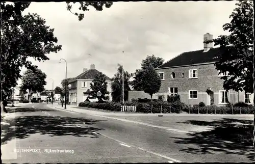 Ak Buitenpost Achtkarspelen Friesland Niederlande, Rijksstraatweg