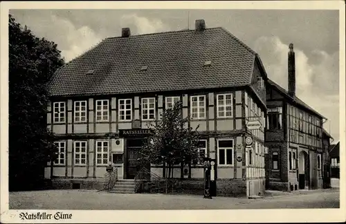 Ak Eime in Niedersachsen, Ratskeller, Inh. Friedrich Heuer