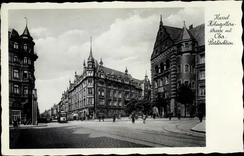 Ak Kassel in Hessen, Hohenzollernstraße, Oberpostdirektion