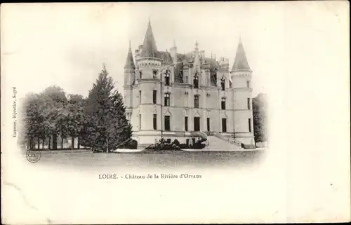 Ak Loiré Maine et Loire, Chateau de la Riviere d'Orvaux
