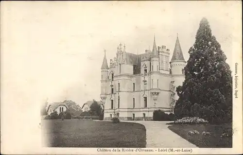 Ak Loiré Maine et Loire, Chateau de la Riviere d'Orveaux
