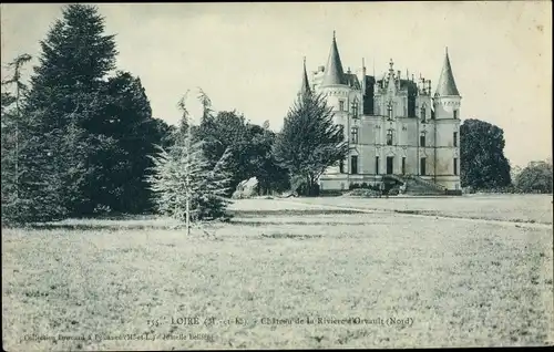 Ak Loiré Maine et Loire, Chateau de la Riviere d'Orvault