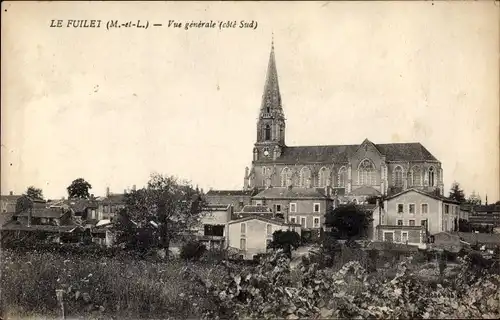 Ak Le Fuilet Maine et Loire, Vue generale