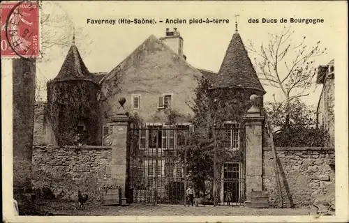 Ak Faverney Haute Saône, Ancien pied a terre des Ducs de Bourgogne