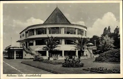 Ak Mülheim an der Ruhr, Wasserbahnhof