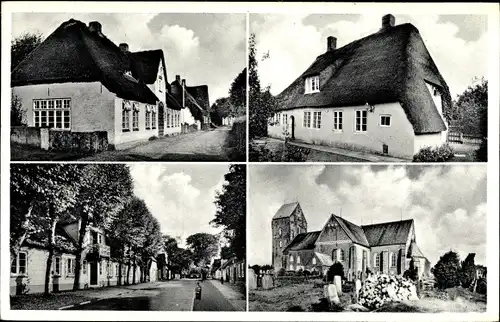 Ak Nieblum auf der Insel Föhr Nordfriesland, Kinder-Erholugsheim, Stadtbilder, Kirche