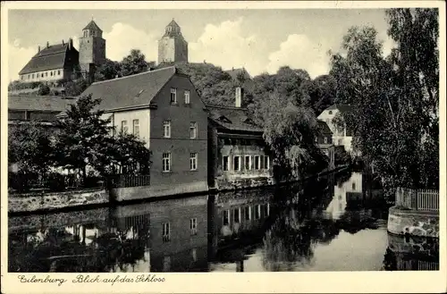 Ak Eilenburg an der Mulde, Blick auf das Schloss