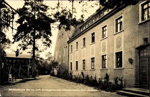 Ak Schmannewitz Dahlen im Kreis Nordsachsen, Rüstzeitheim der Kirchengemeinde