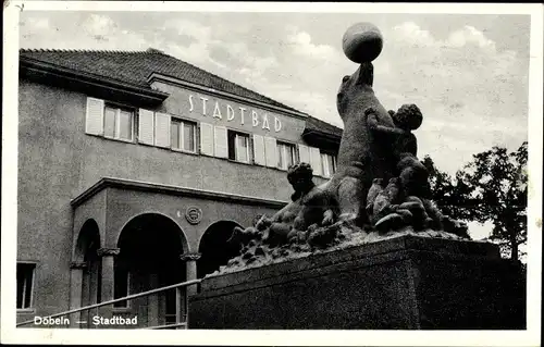 Ak Döbeln Sachsen, Stadtbad