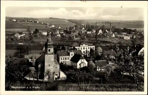 Ak Neukirchen an der Pleiße, Panorama