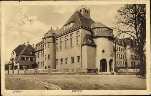 Ak Grimma in Sachsen, Blick auf das Seminar