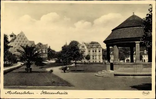 Ak Aschersleben im Salzlandkreis, Herrenbreite