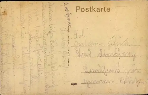 Ak Forst in der Niederlausitz, Blick auf den Ort, Neißepartie