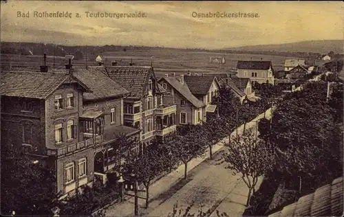 Ak Bad Rothenfelde am Teutoburger Wald, Osnabrücker Straße