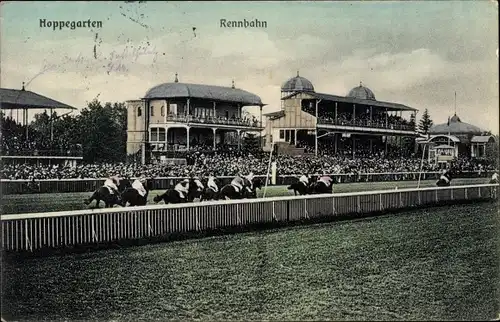 Ak Hoppegarten in Brandenburg, Rennbahn, Pferderennen