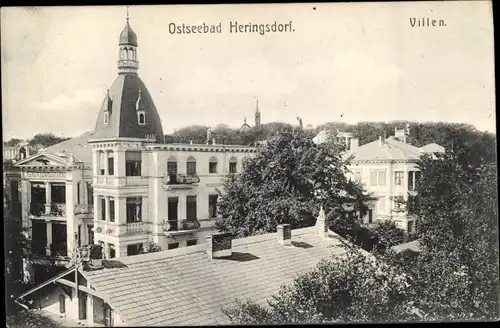 Ak Ostseebad Heringsdorf auf Usedom, Villen