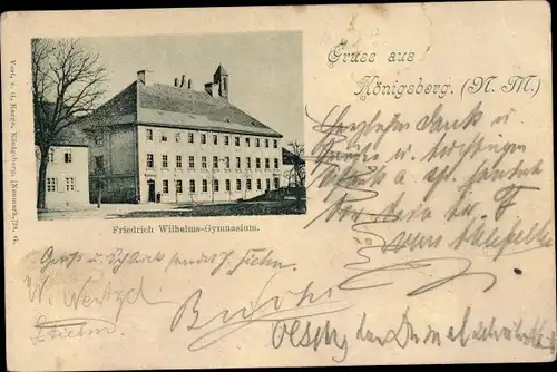 Ak Chojna Königsberg Neumark Ostbrandenburg, Friedrich Wilhelms Gymnasium