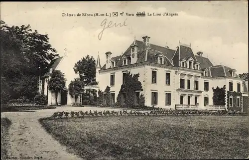Ak Le Lion d'Angers Maine et Loire, Chateau de Ribou