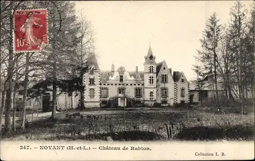 Ak Noyant Maine et Loire, Chateau de Rabion