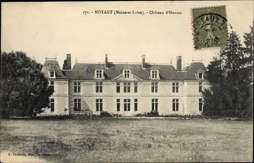 Ak Noyant Maine et Loire, Chateau d'Hunon