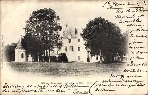 Ak Noyant Meon Maine et Loire, Chateau du Bouchet