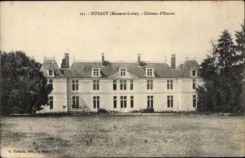 Ak Noyant Maine et Loire, Chateau d'Hunon