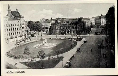 Ak Görlitz in der Lausitz, Postplatz