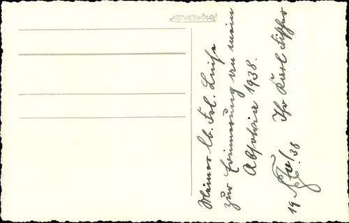 Studentika Foto Ak Portrait eines Studenten im Anzug